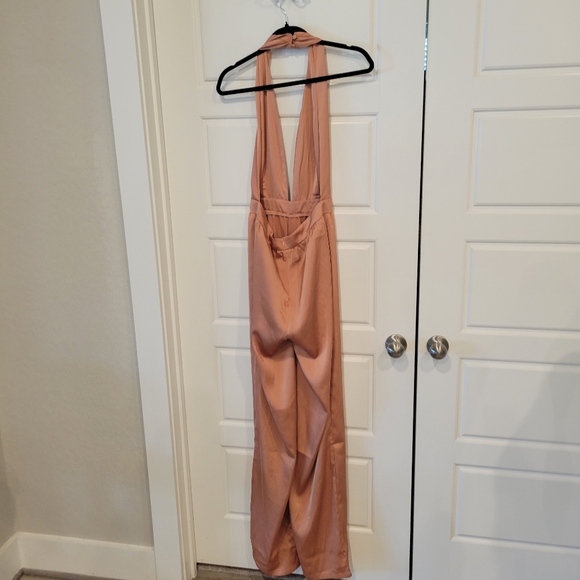 BOOHOO Women's Oli Satin JUMPSUIT SIZE 6 TALL NWT - Picture 8 of 8